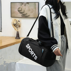 Large Capacity Gym Bag Portable Duffel Oxford Fabric Pink Red Green