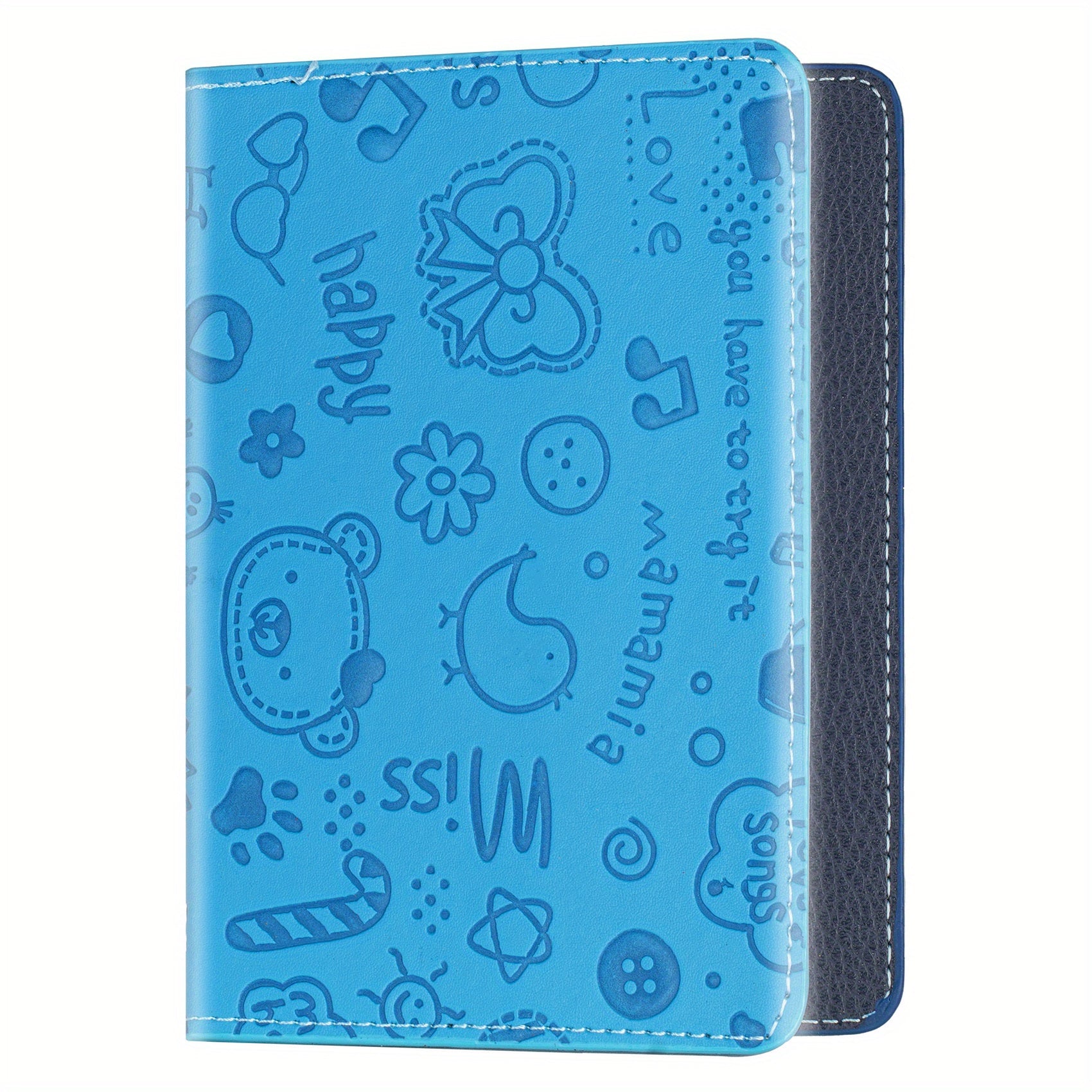 Cartoon Travel Passport Holder Passport Cover For Women & Men