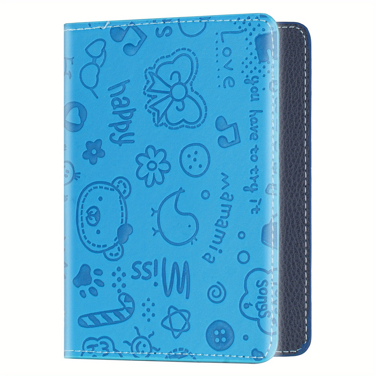 Cartoon Travel Passport Holder Passport Cover For Women & Men