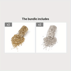 Metal Gravel Filler DIY Table Decoration Coaster Set