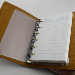 Vintage Leather Note Book 96 Sheets Cowhide Plan Note