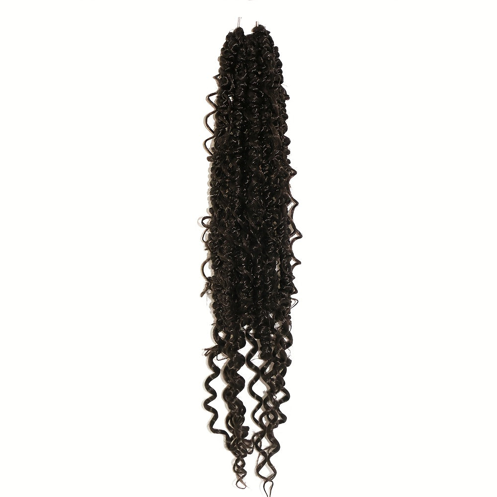 Synthetic Crochet Hair Extensions Curly Faux Locs Goddess Locs
