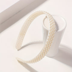Faux Pearl Decor Headband Sweet Headdress Hair Accessories
