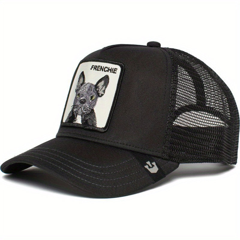 Anime Animal Patch Trucker Hat Mesh Baseball Cap Adjustable Dad Hat