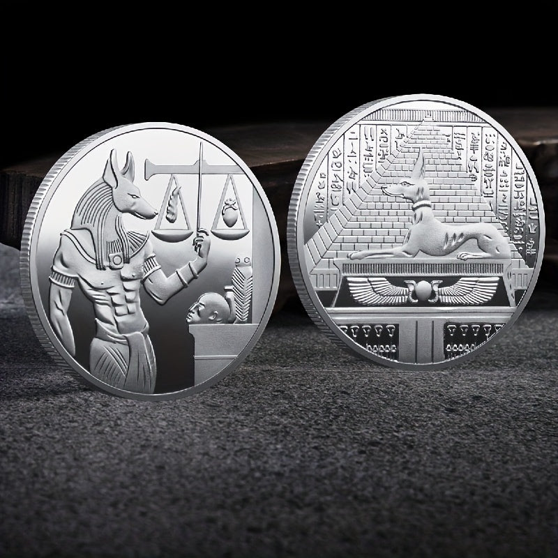 Egyptian Death Protector Treasure Coin Collectible Gift