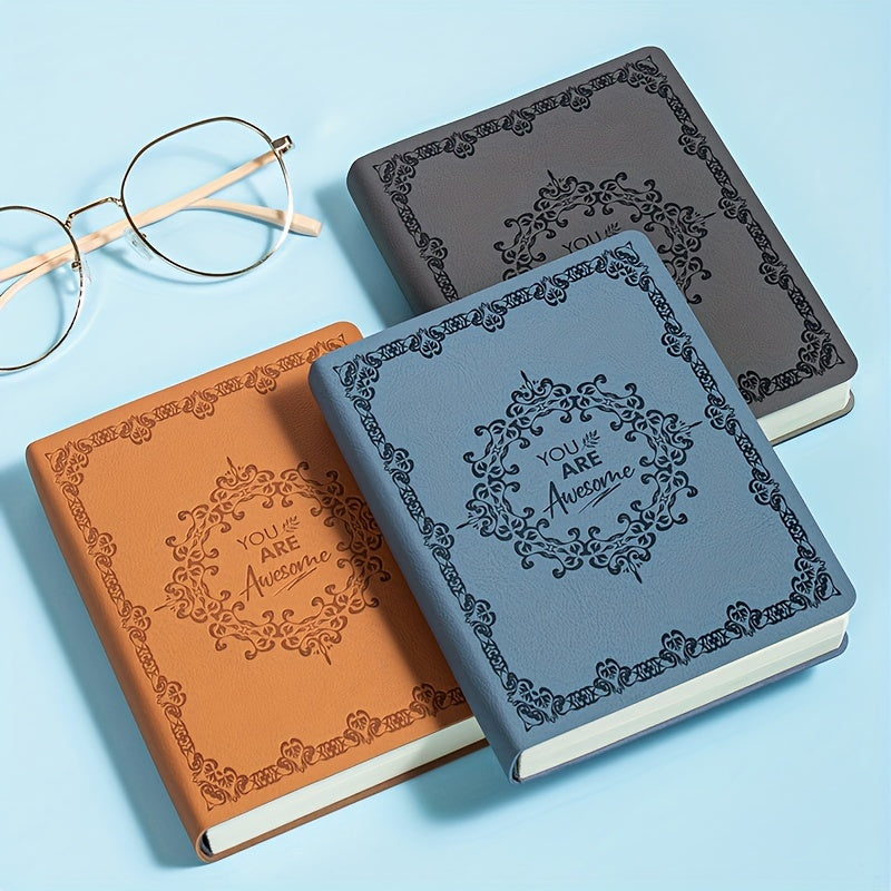 B6 Thickened Notebook 360 Pages Soft Faux Leather Journal
