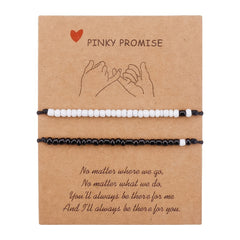 Adjustable Waterproof Cord Couples Bracelets Yin Yang His And Her Lover Bracelet