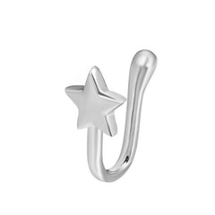 Men's Silver Punch Sports Nose Clip for Party Birthday Gift