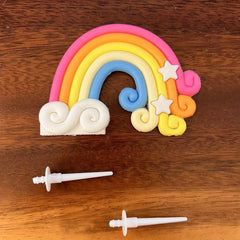 Rainbow Cake Insert Decoration Pride Theme Supplies