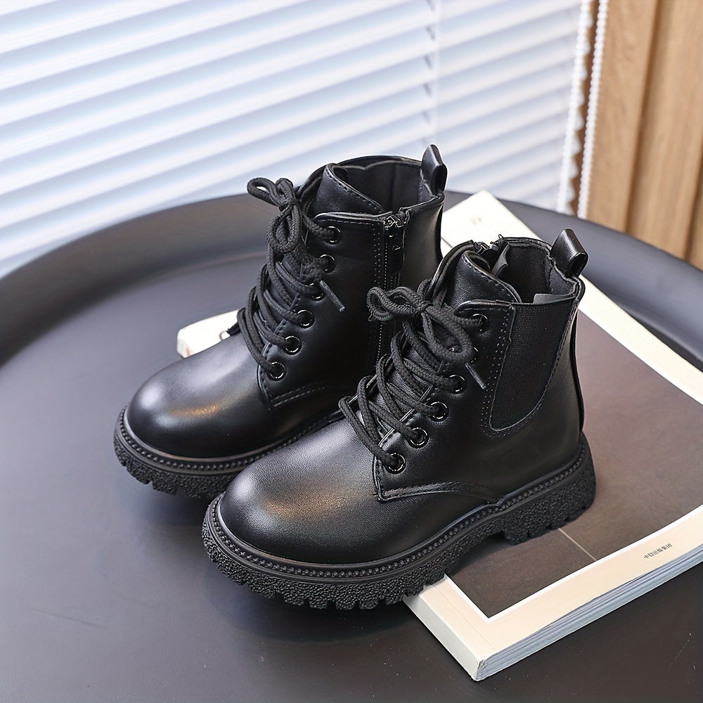 Girls Ankle High Zipper Boots for Parties