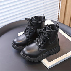 Girls Ankle High Zipper Boots for Parties