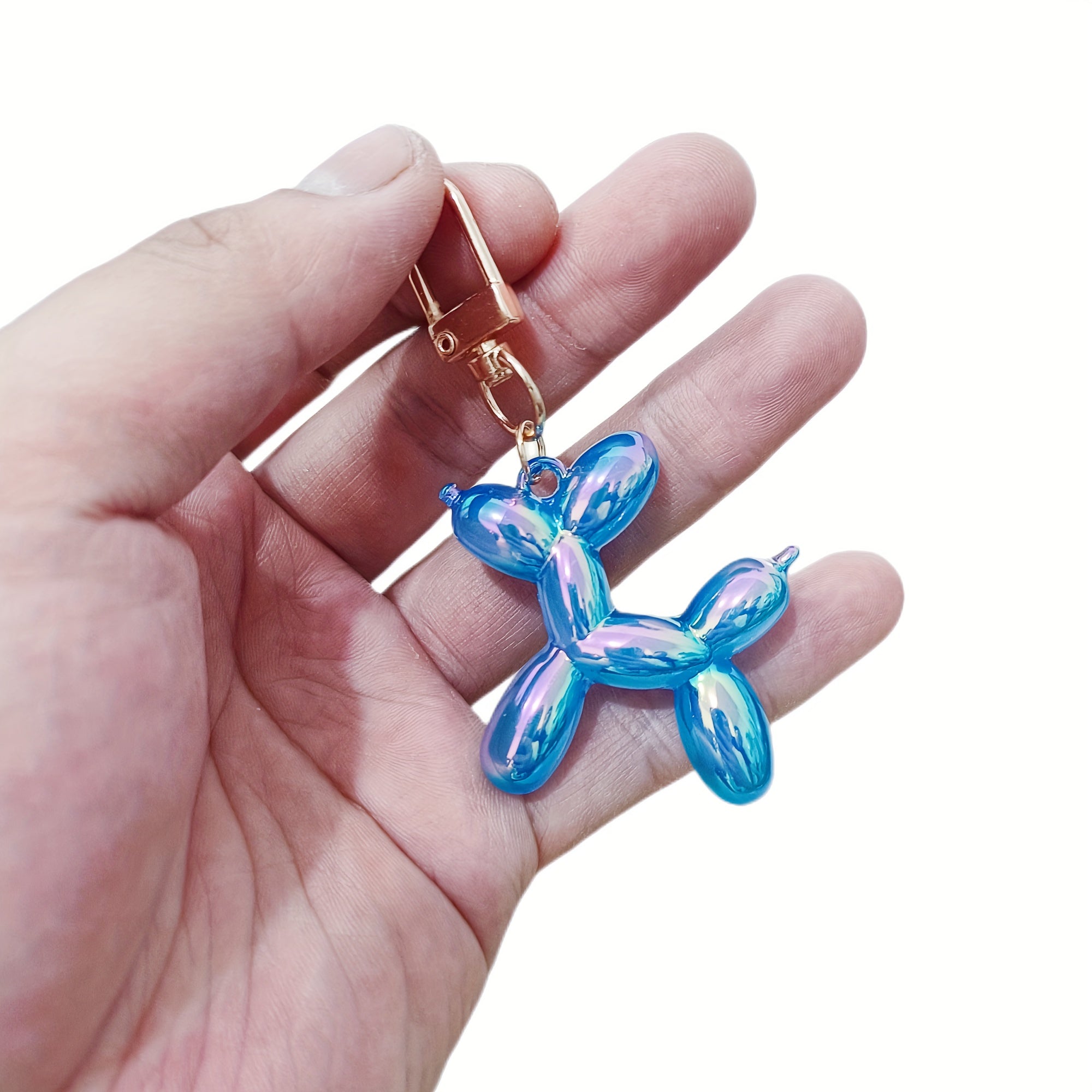 Balloon Dog Keychain Cartoon Animal Series Wallet School Bag Pendant