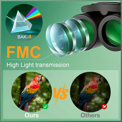3000x22 HD Portable Binoculars For Bird Watching Hiking Travel