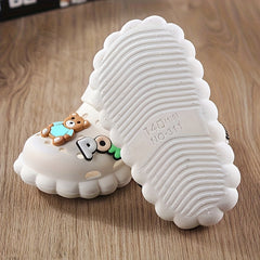 Kids Cartoon Clog Slippers with Charms Lightweight Non Slip & Breathable