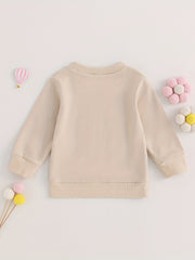 Kids BIG SIS Embroidered Sweatshirt Long Sleeve Top Pullovers