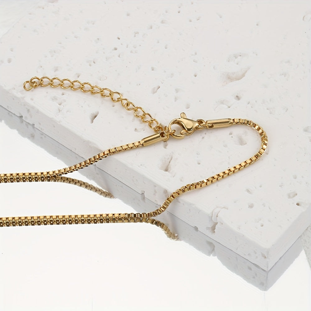 5pcs Stainless Steel Chain DIY Bracelet Necklace Anklet Jewelry