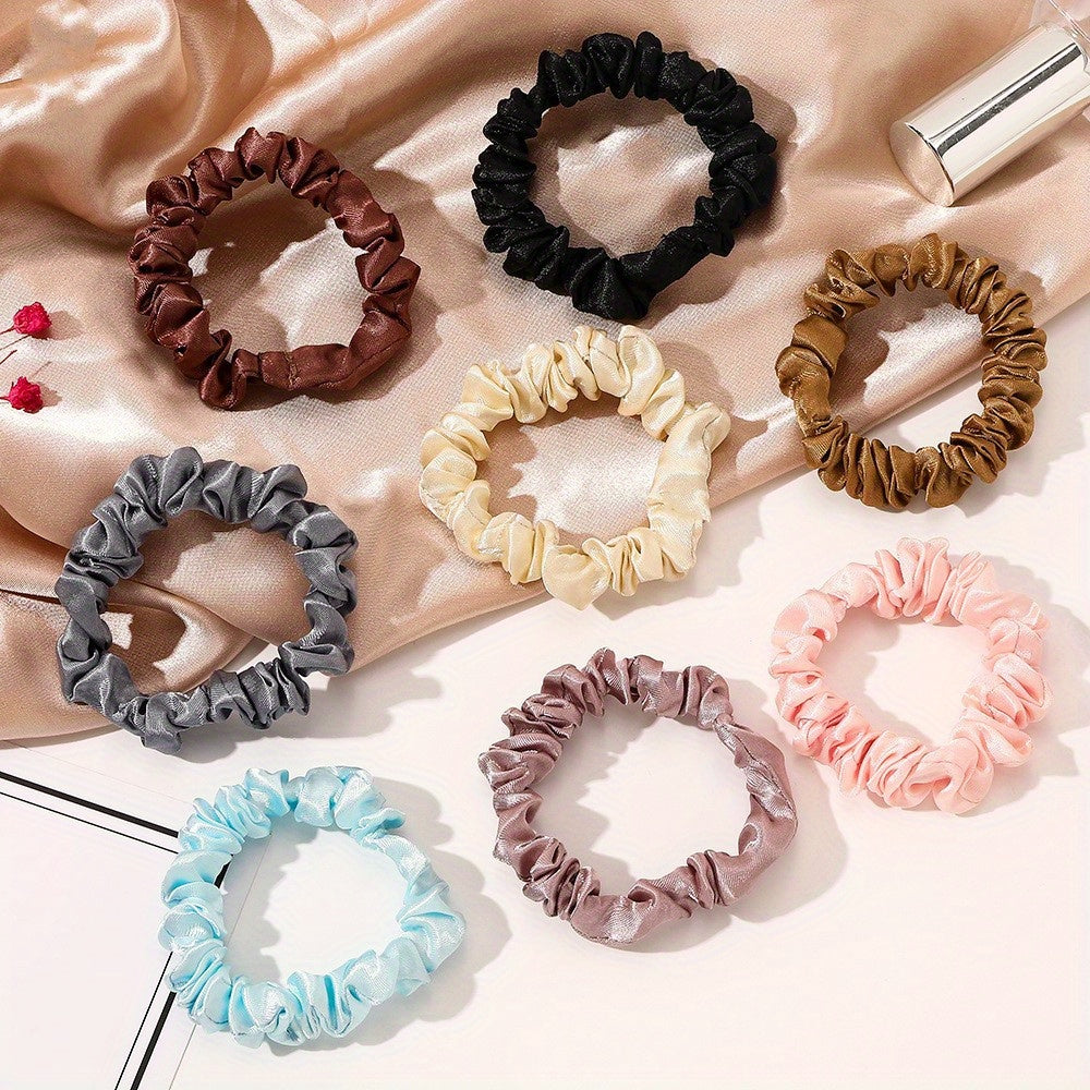 12pcs Style Scrunchies Hair Tie Ponytail Holder Hair Accessories