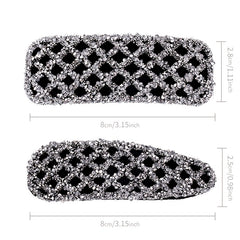 Sparkling Rhinestone Hairpins Barrette for Women Girls