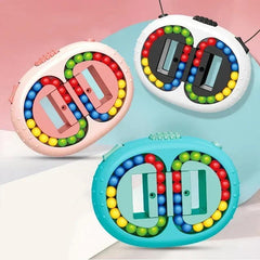 Rotating Beans Cube Fidget Toy for Stress Relief