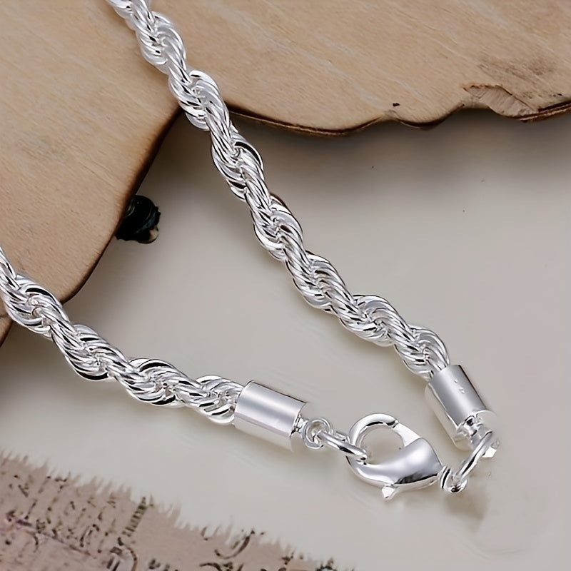 Silver Twist Bracelet