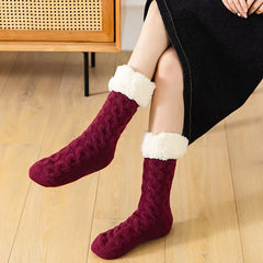 Thick Warm Mid Tube Socks Women's Stockings