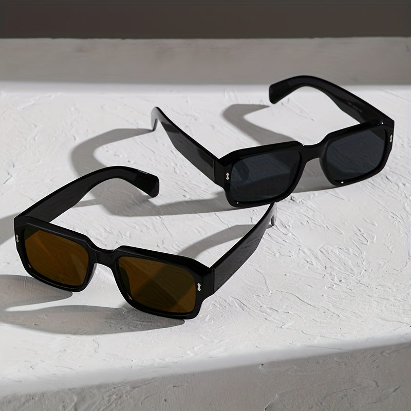 2 Pairs Men's Driving Sunglasses UV Protection Outdoor Sports Fishing