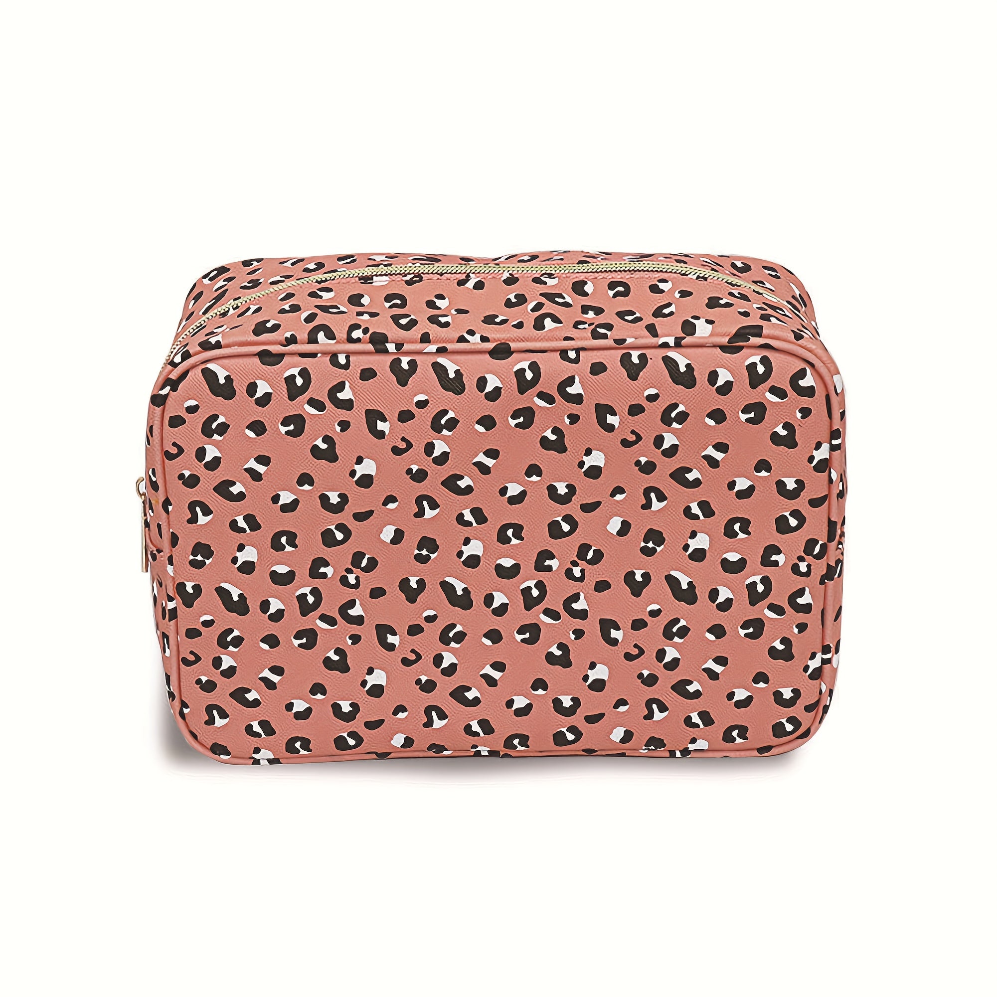 Leopard Print Makeup Bag Waterproof Toiletries Bag