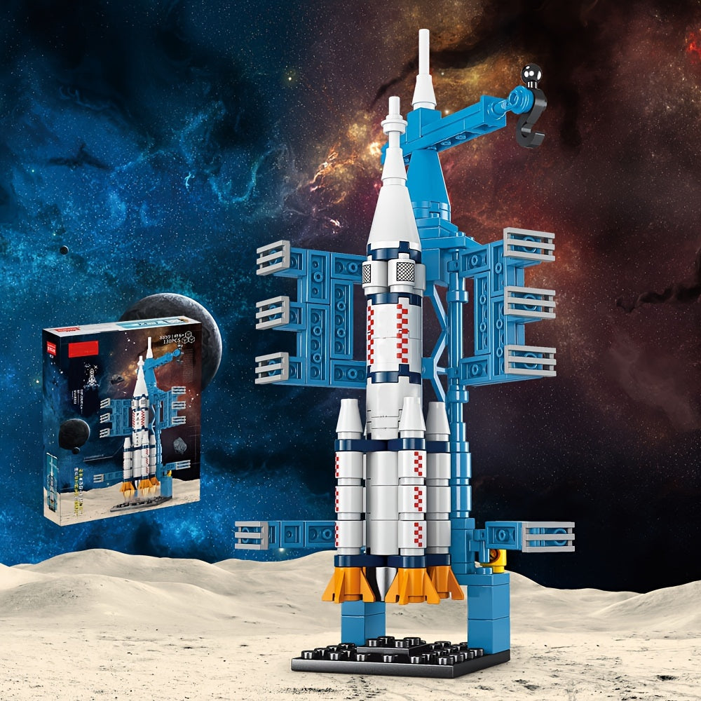 Space Rocket Building Blocks Rocket Model Assembled Building Block Toys