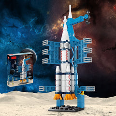 Space Rocket Building Blocks Rocket Model Assembled Building Block Toys