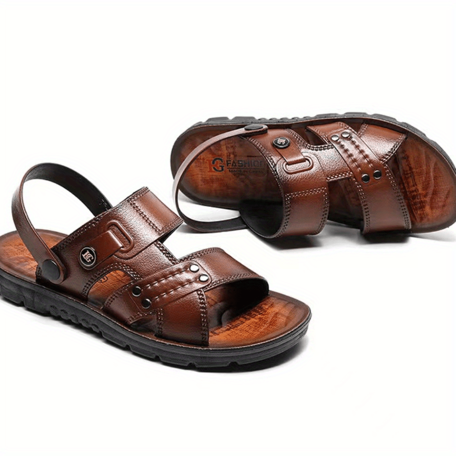 Men's Open Toe Strap Sandals Anti-skid Summer Beach Sandals