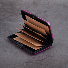Stylish Aluminum Card Holder for Secure Credit Card Protection