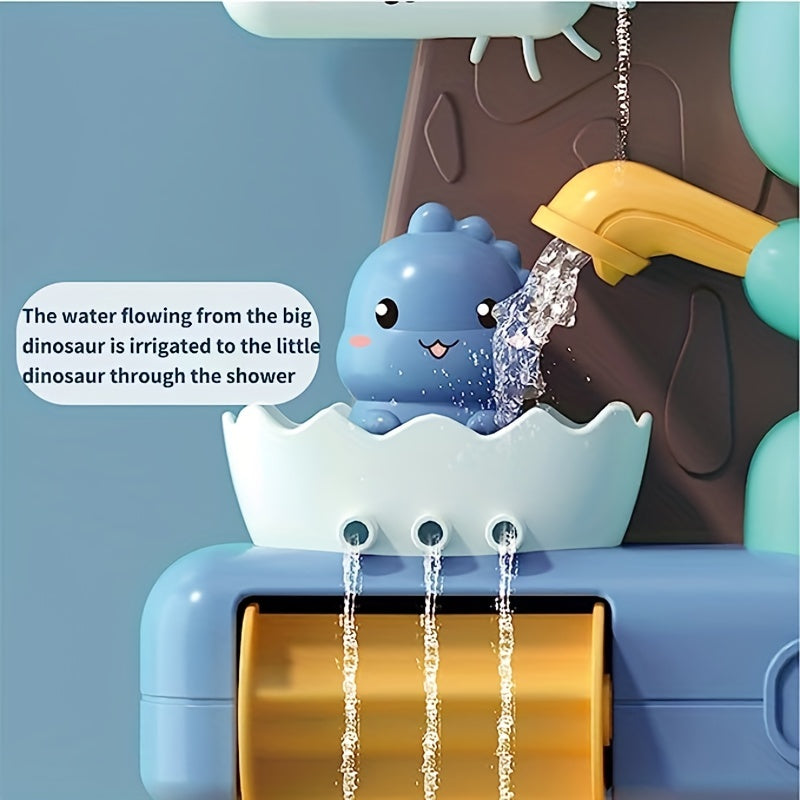 Baby Dinosaur Bath Toy with Music and Suction Cup