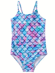 Toddler Girls Cartoon Cami Swimsuit