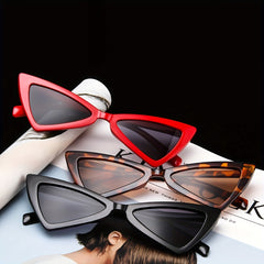 Y2K Triangle Cat Eye Sunglasses UV400 Sun Shades