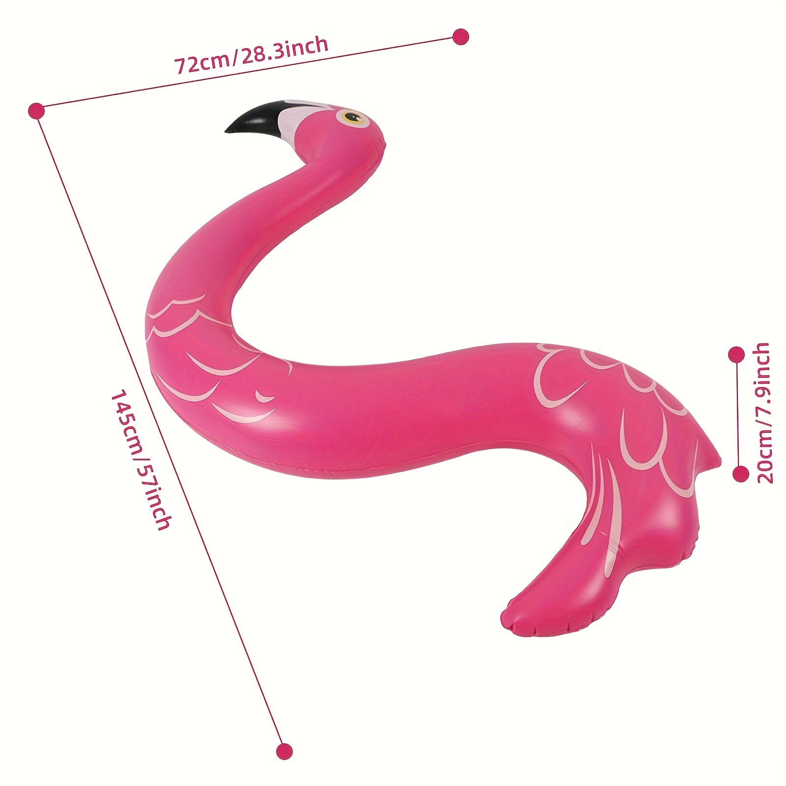Kids PVC Pool Noodle Floaties with Animal Shaped Flamingo Snake Starfish