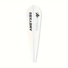 50pcs 7.62cm Arrow Vanes Rubber Feather Fletches for DIY Archery