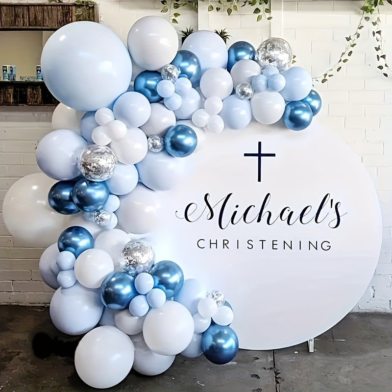 126pcs Silvery Latex Balloon Set Party Supplies Wedding Decoration