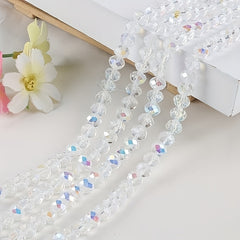 300pcs 4mm Round Crystal Glass Beads DIY Jewelry Making Supplies