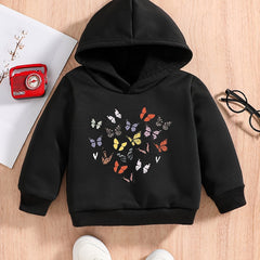 Baby Boys Butterfly Print Hoodie Sweatshirt