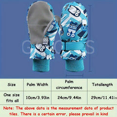 Kids' Waterproof Skiing Gloves Winter Warm Gloves