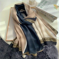 Soft Matching Scarf Large Warm Shawl Wraps Travel Decorative Scarf