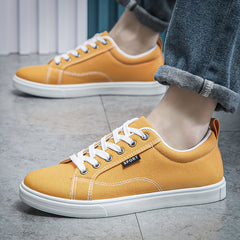Men's Canvas Skate Shoes Casual Outdoor Walking Sneakers