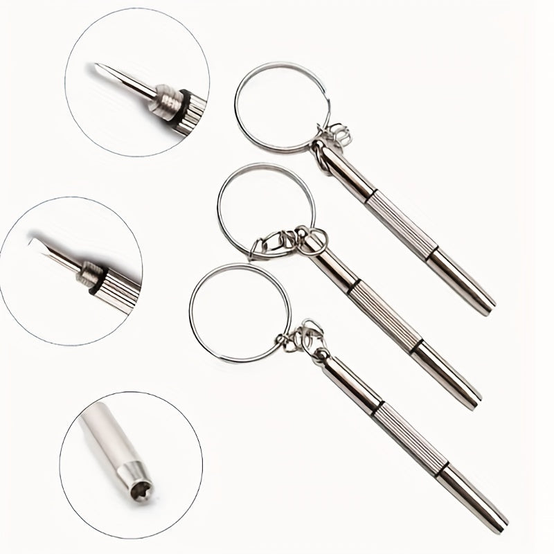 1pc Glasses Screwdriver Keychain Sunglasses Repair Tool