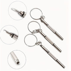 1pc Glasses Screwdriver Keychain Sunglasses Repair Tool