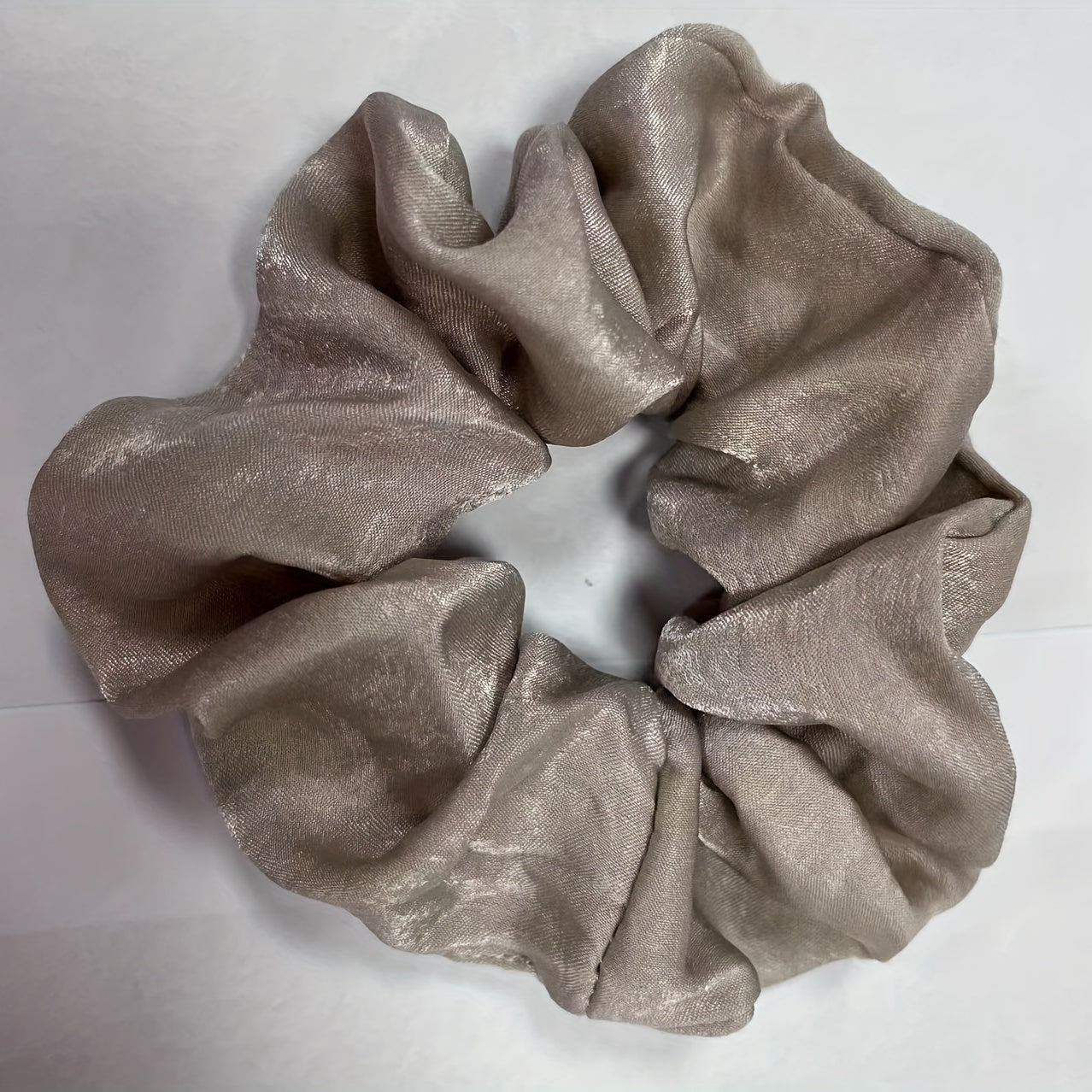 Large Scrunchies Hair Tie Silk Elastic Ponytail Holder