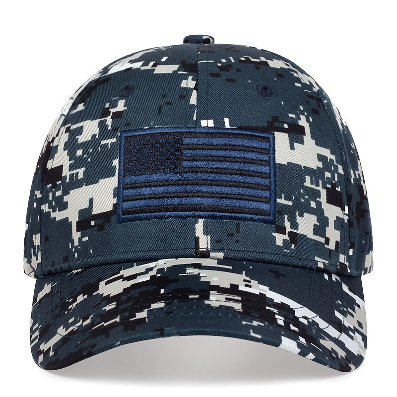 Men's American Flag Outdoor Baseball Cap For Sports