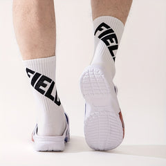Men's Cartoon Print Platform Clogs