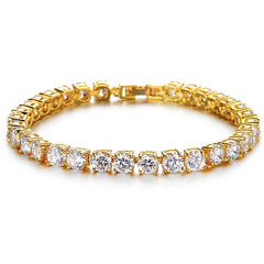 Hip Hop Claw Chain Bracelet Men's Diamond Rhinestone Chain