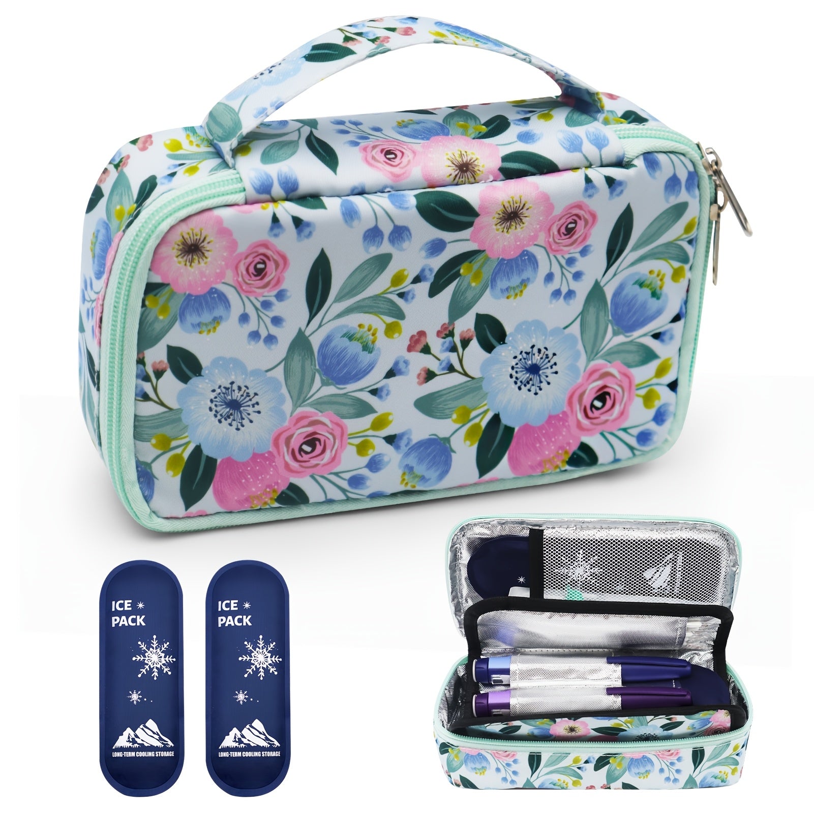 Large Portable Insulin Cooler Bag for Travel