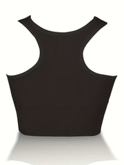 2pcs Racerback Sports Bras Comfy Running Workout Tank Bra